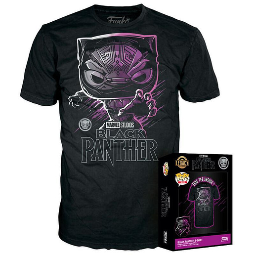 Marvel Black Panther t-shirt vuxen (Large)