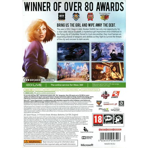 Bioshock Infinite Xbox 360 (Begagnad)