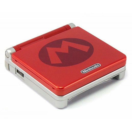 Gameboy Advance SP AGS-001 Mario Edition Basenhet (Begagnad)
