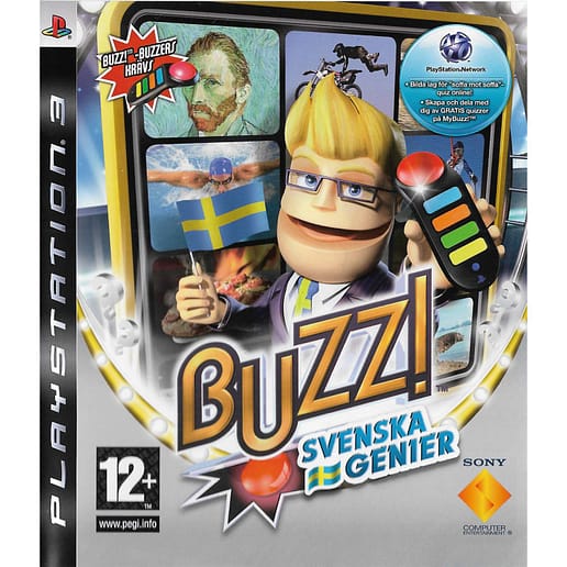 Buzz Svenska Genier Playstation 3 PS3 (Begagnad)