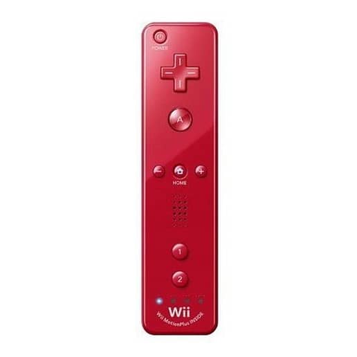 Wiimote Motionplus Röd Original Nintendo Wii