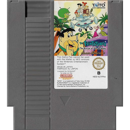 The Flintstones The Rescue of Dino & Happy Nintendo NES FRA/FAH (Begagnad)