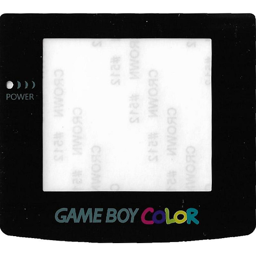 Skärm Svart Plast Gameboy Color