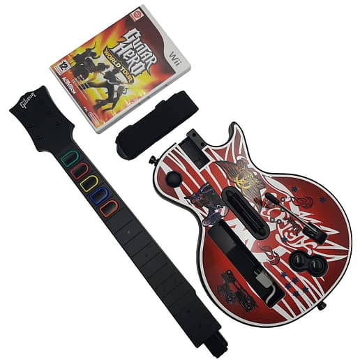 Guitar Hero World Tour Gitarr & Spel Nintendo Wii (Begagnad)
