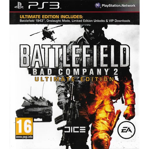 Battlefield Bad Company 2 Ultimate Edition Playstation 3 PS3 Nordic (Begagnad)