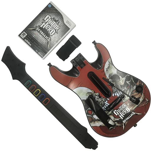Guitar Hero Metallica Gitarr & Spel Nintendo Wii (Begagnad)