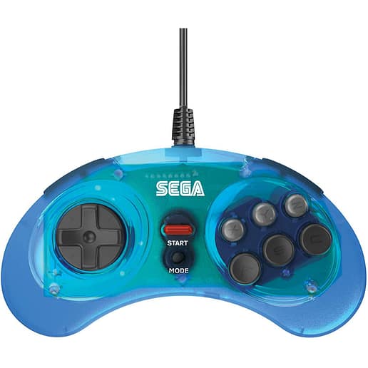 Retro-Bit SEGA Mega Drive 8-Button USB Blue