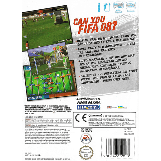 FIFA 08 Nintendo Wii (Begagnad)