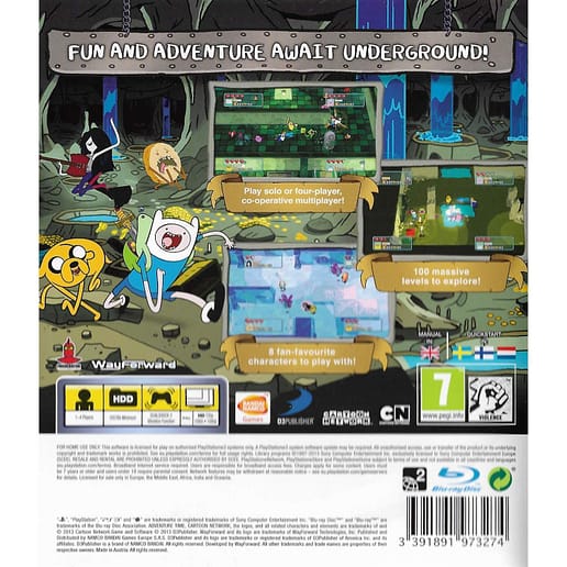 Adventure Time Explore the Dungeon Because I Dont Know Playstation 3 PS3 (Begagnad)