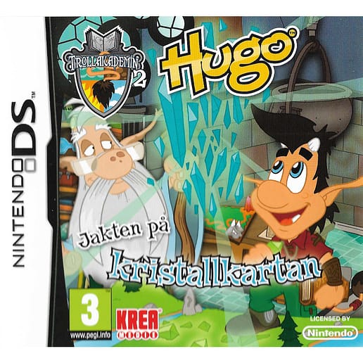 Hugo Trollakademin 2 Jakten på Kristallkartan Nintendo DS Swedish (Begagnad)