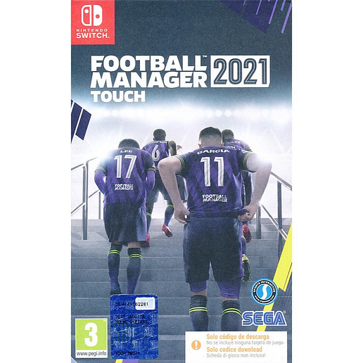 Football Manager 2021 Touch IT/ES Nintendo Switch (Code in a box)