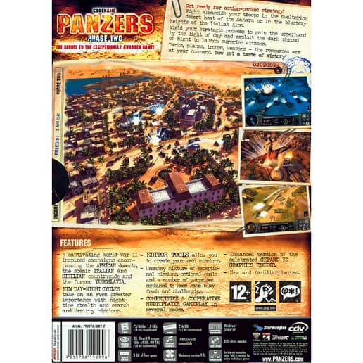 Codename Panzers Phase Two PC DVD (Begagnad)