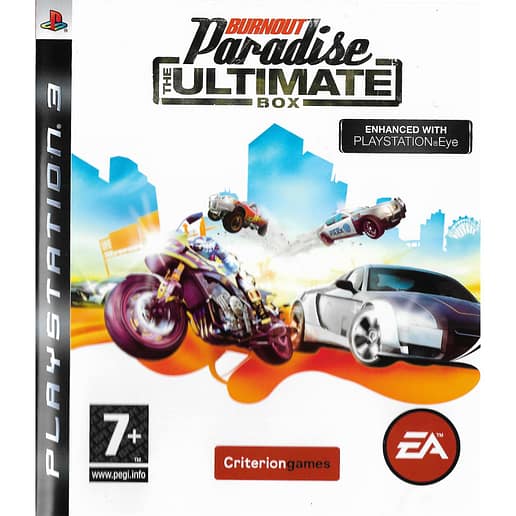 Burnout Paradise The Ultimate Box Playstation 3 PS3 (Begagnad)