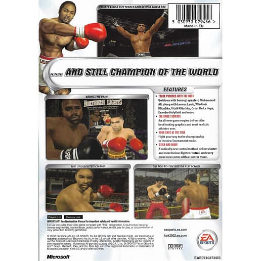 Knockout Kings 2002 Xbox (Begagnad)