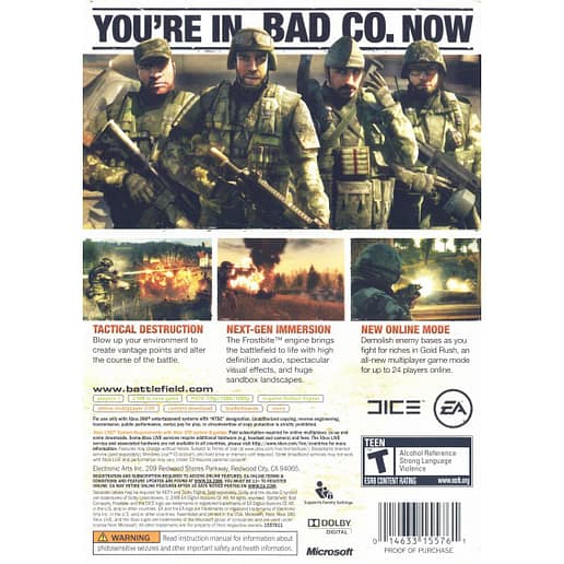 Battlefield Bad Company Xbox 360