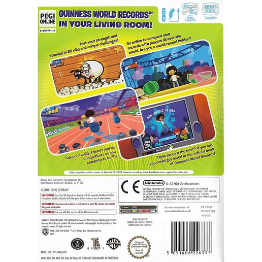 Guinness World Records The Videogame Nintendo Wii (Begagnad)