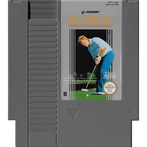 Jack Nicklaus Greatest 18 Holes of Major Championship Golf Nintendo NES DAS (Begagnad)