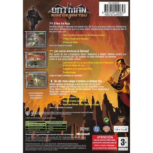 Batman Rise of Sin Tzu Xbox (Begagnad)