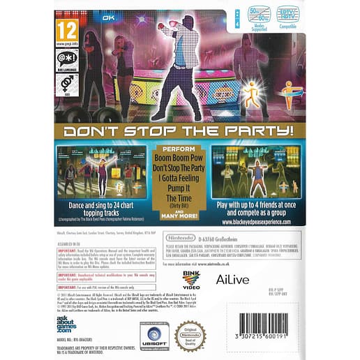 The Black Eyed Peas Experience Nintendo Wii (Begagnad)