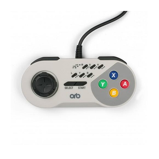 Wired Turbo Handkontroll Super Nintendo SNES Classic Mini