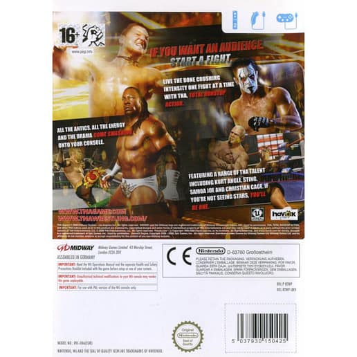 TNA Impact Total Nonstop Action Wrestling Nintendo Wii (Begagnad)