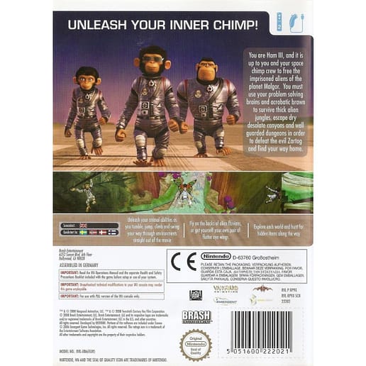 Space Chimps Nintendo Wii (Begagnad)