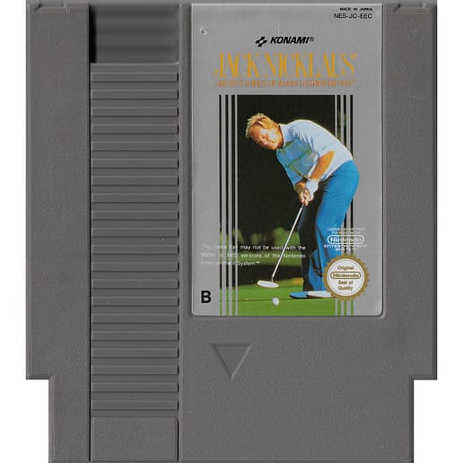 Jack Nicklaus Greatest 18 Holes of Major Championship Golf Nintendo NES SCN (Begagnad)