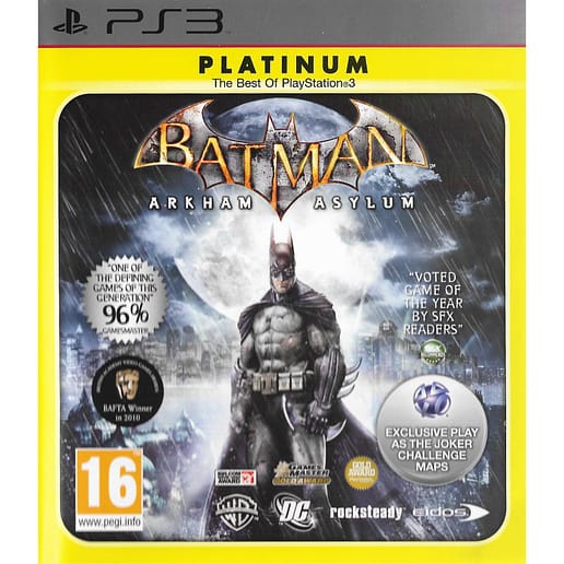 Batman Arkham Asylum Playstation 3 PS3 Platinum (Begagnad)