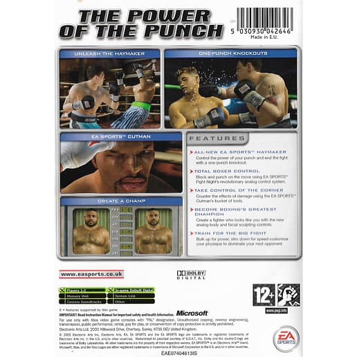 Fight Night Round 2 Xbox (Begagnad)
