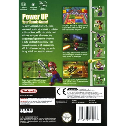 Mario Power Tennis Nintendo Gamecube (Begagnad)