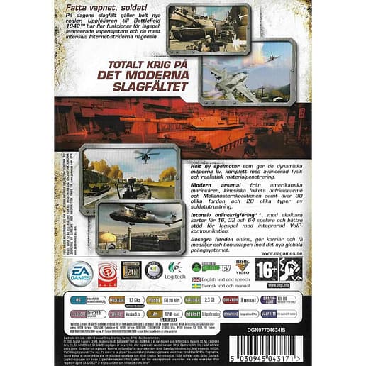 Battlefield 2 PC DVD Swedish (Begagnad)