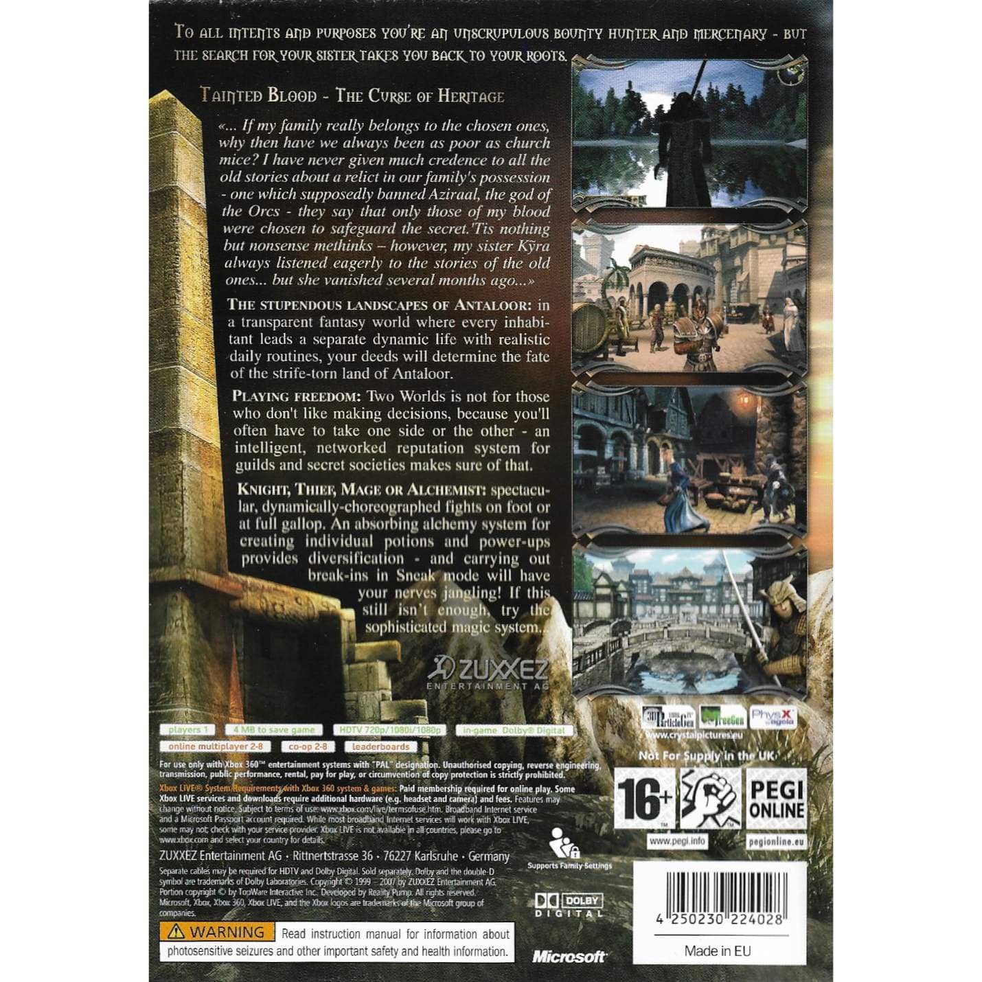 Two Worlds Xbox 360 X360 (Begagnad)