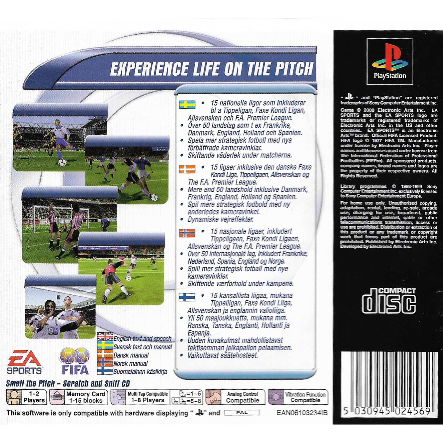 FIFA 2001 Playstation 1 PS1 (Begagnad)