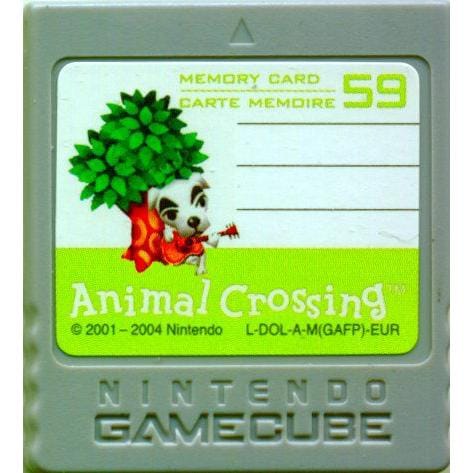 Animal Crossing + Minneskort Nintendo Gamecube