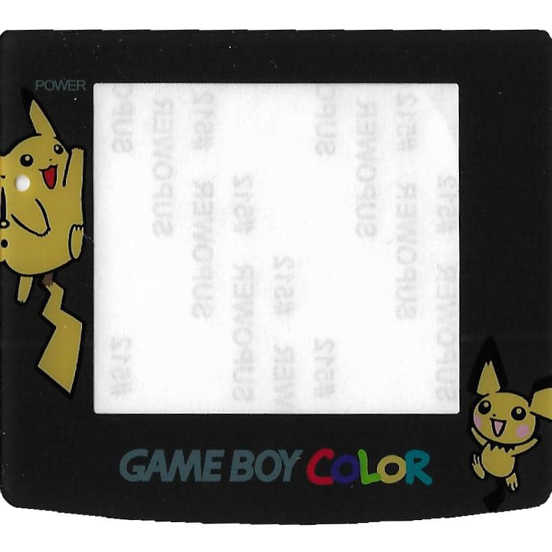 Skärm Pokemon  Svart Plast Gameboy Color