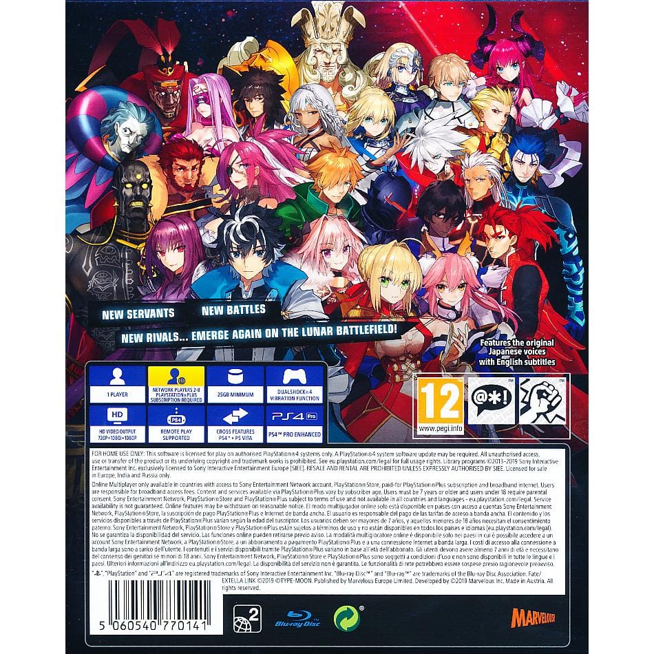 Fate Extella Link Playstation 4