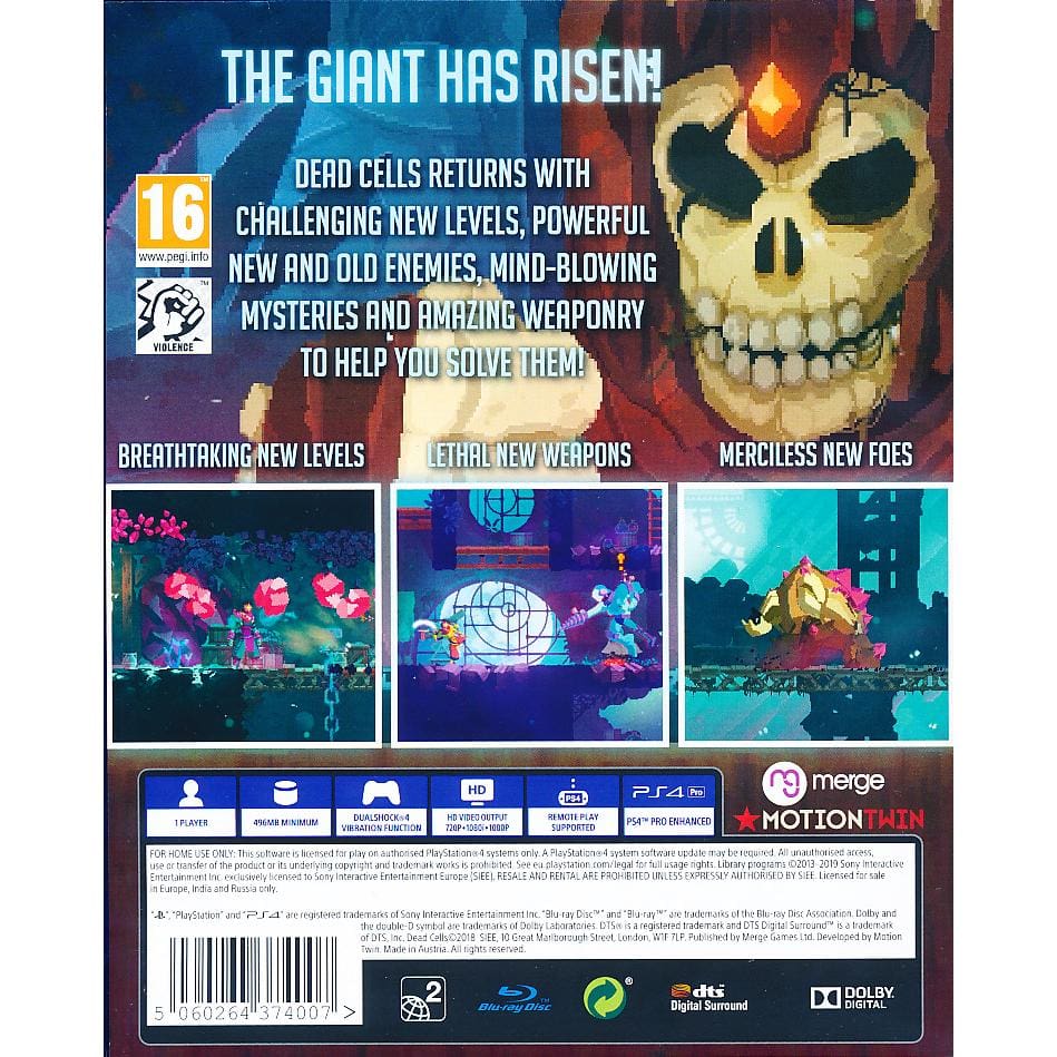 Dead Cells Action Game of the Year Edition Playstation 4