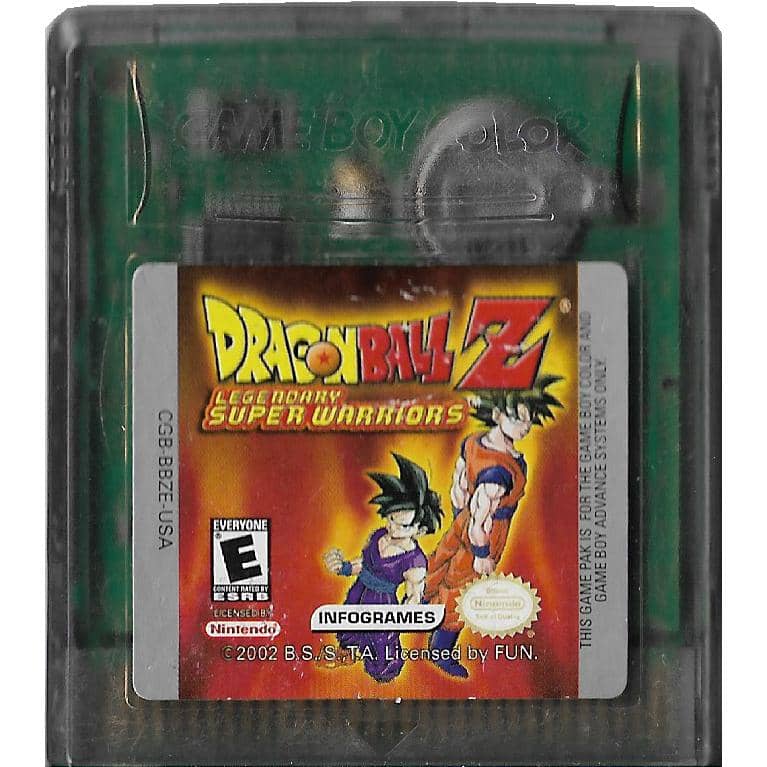 Dragon Ball Z Legendary Super Warriors Gameboy Color (Begagnad, Endast kassett)